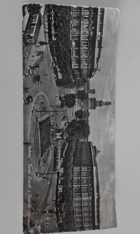 Grande carte postale de MILAN Italie 1960 noir et blanc 0 Saint-Herblain (44)