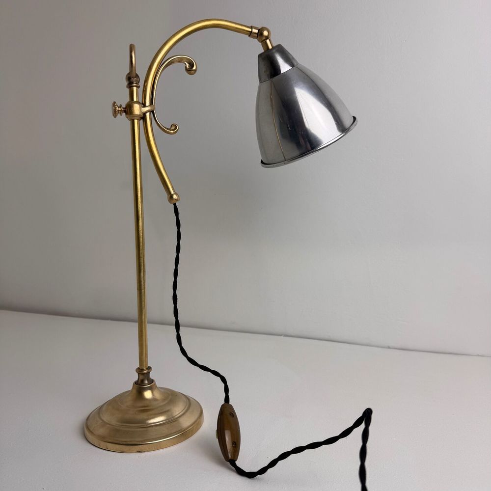 ANCIENNE LAMPE DE BUREAU MONTE ET BAISSE VINTAGE D�coration