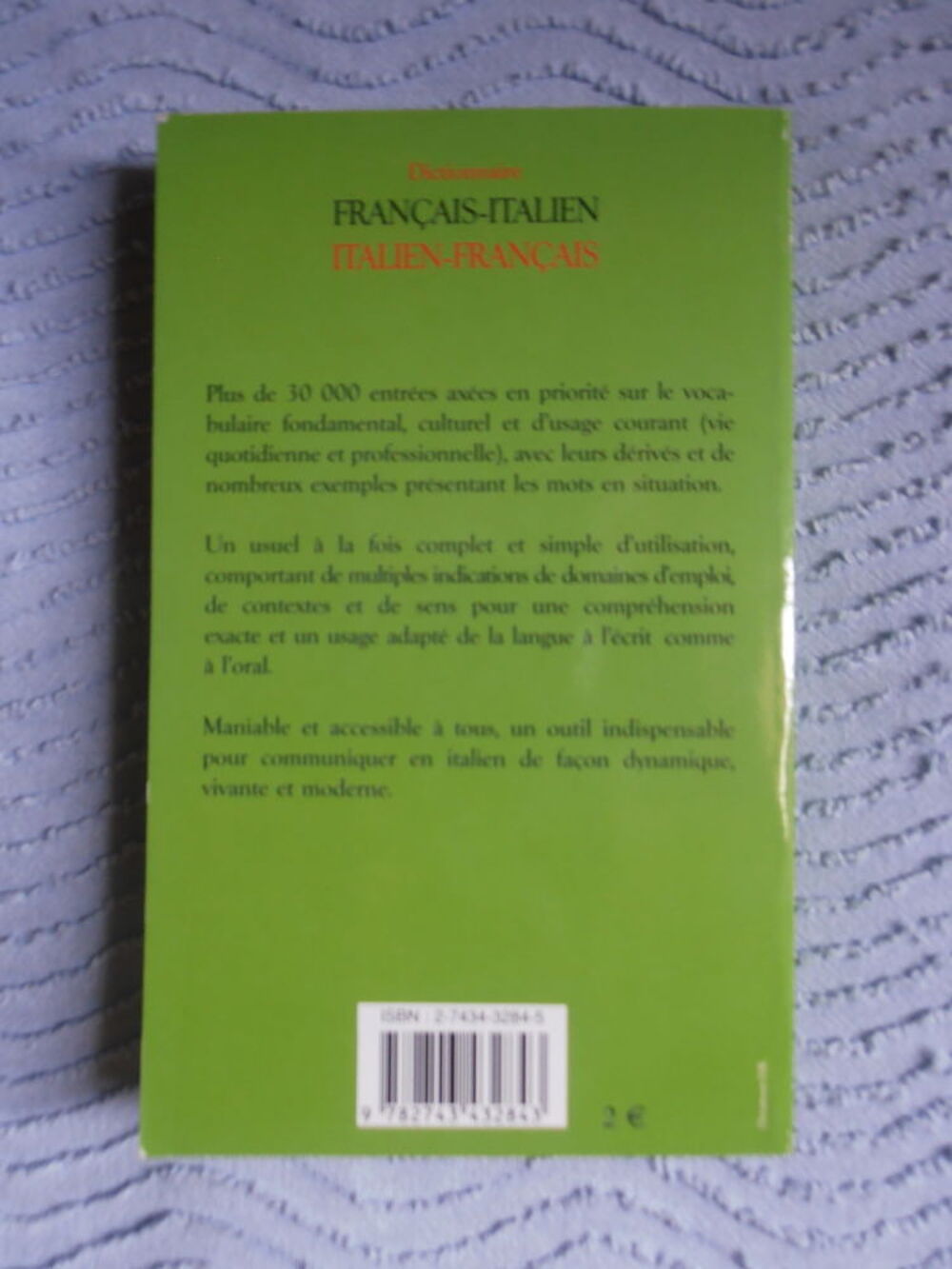 Dictionnaire Fran&ccedil;ais-Italien Italien-Fran&ccedil;ais
Livres et BD