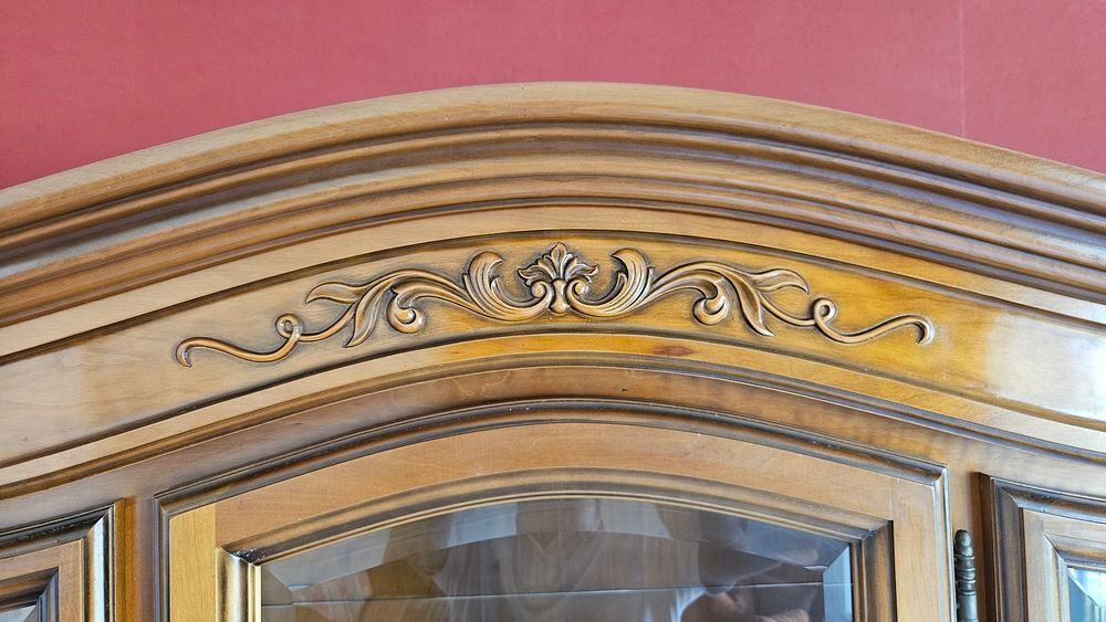 Biblioth&egrave;que / living Novestyle en merisier style Louis XV Meubles
