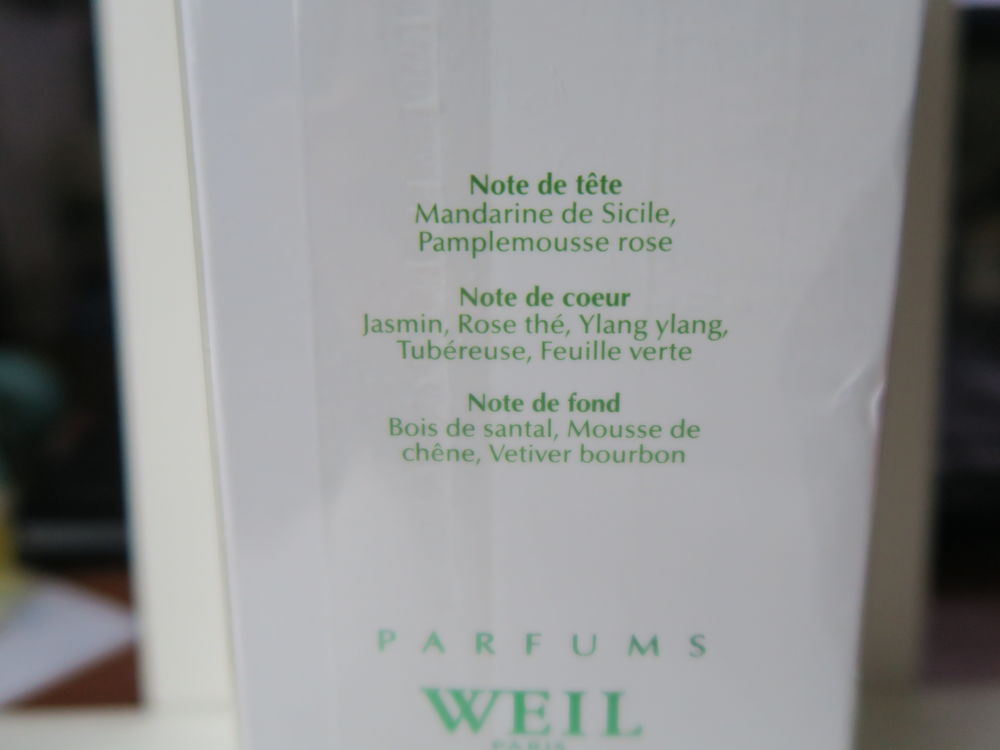 Flacon de parfum Bambou de Weil
