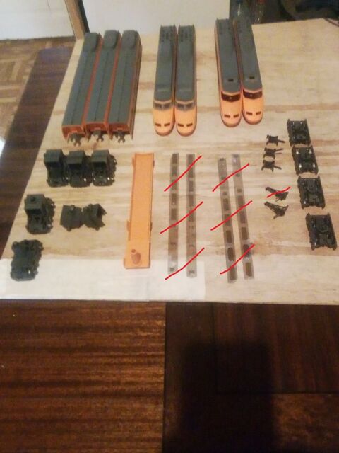 train TGV orange Fobi HO 0 Moular�s (81)