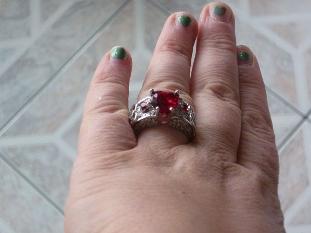 Bague Coeur Noel bijou cadeau diam's mode beaut&eacute; Bijoux et montres