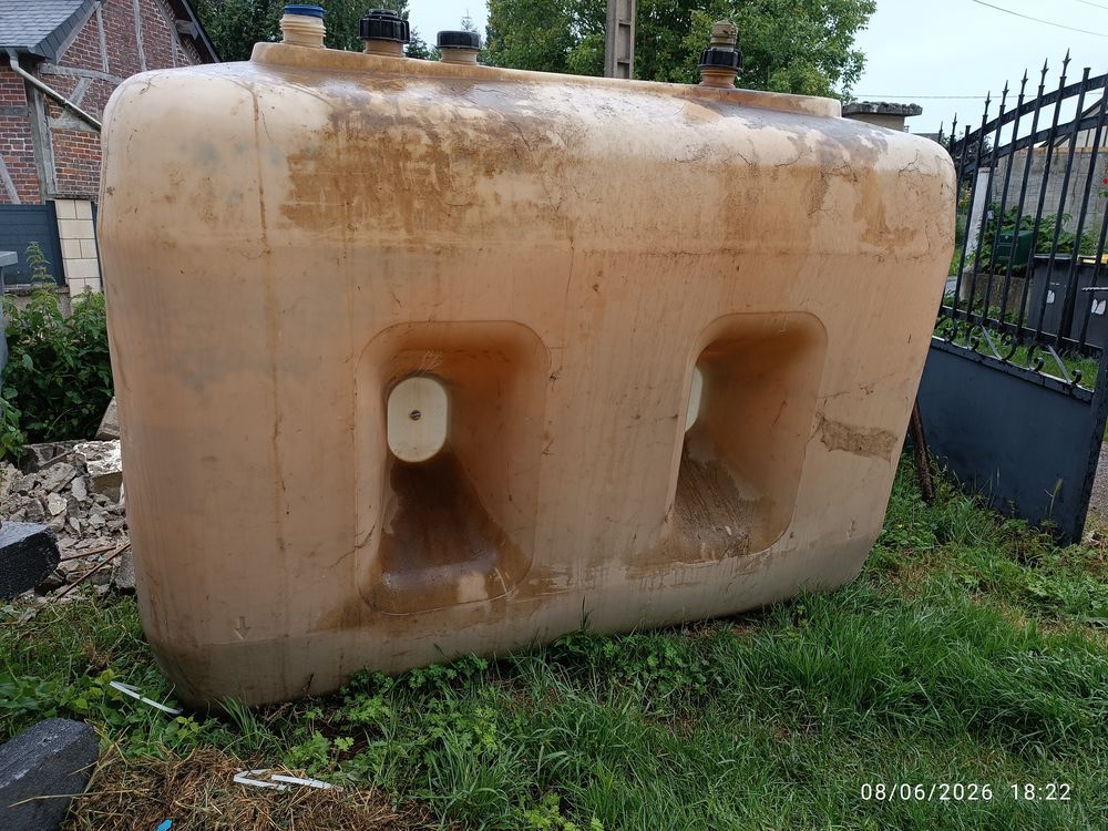 Cuve &agrave; fioul. Bricolage