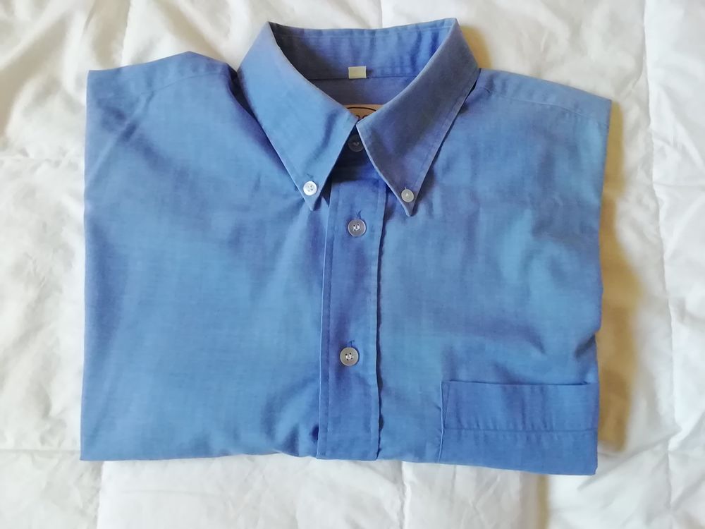 Chemise homme taille L, Milford Clan, bleu ciel Vêtements