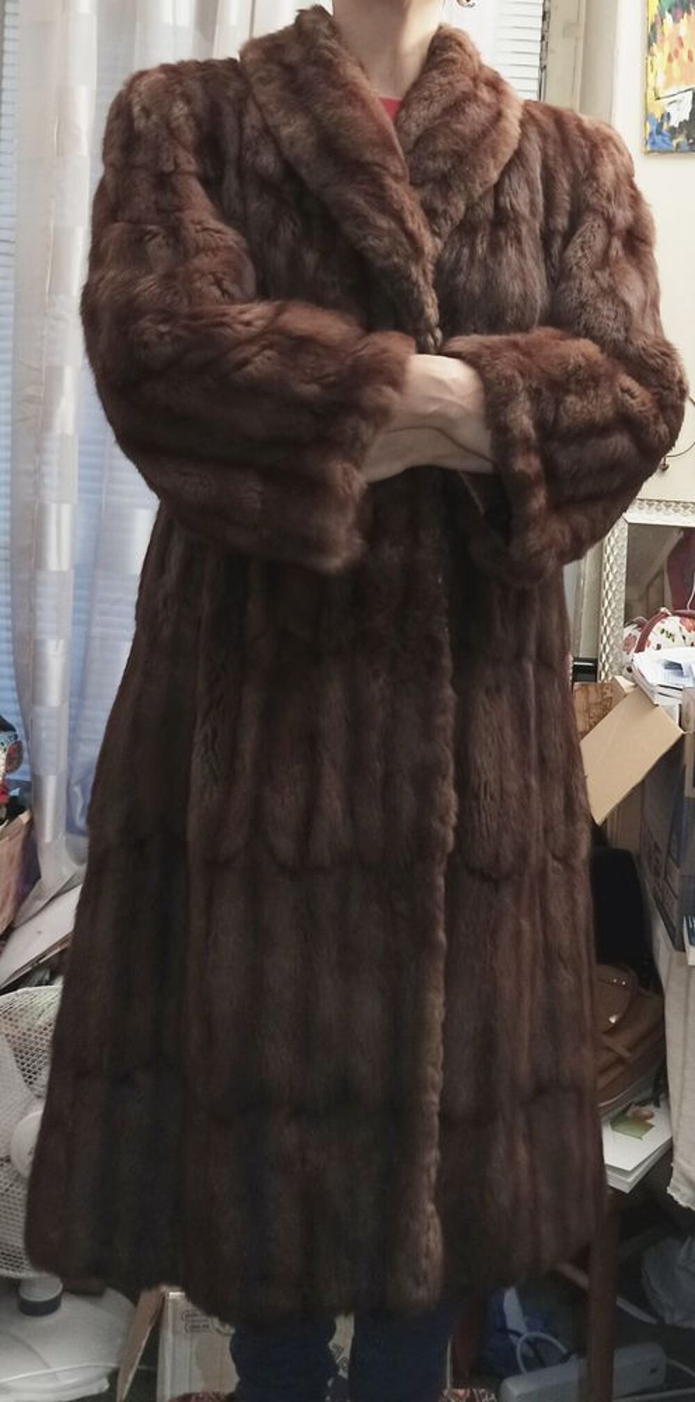 Fourrure Chinchilla unique Vêtements