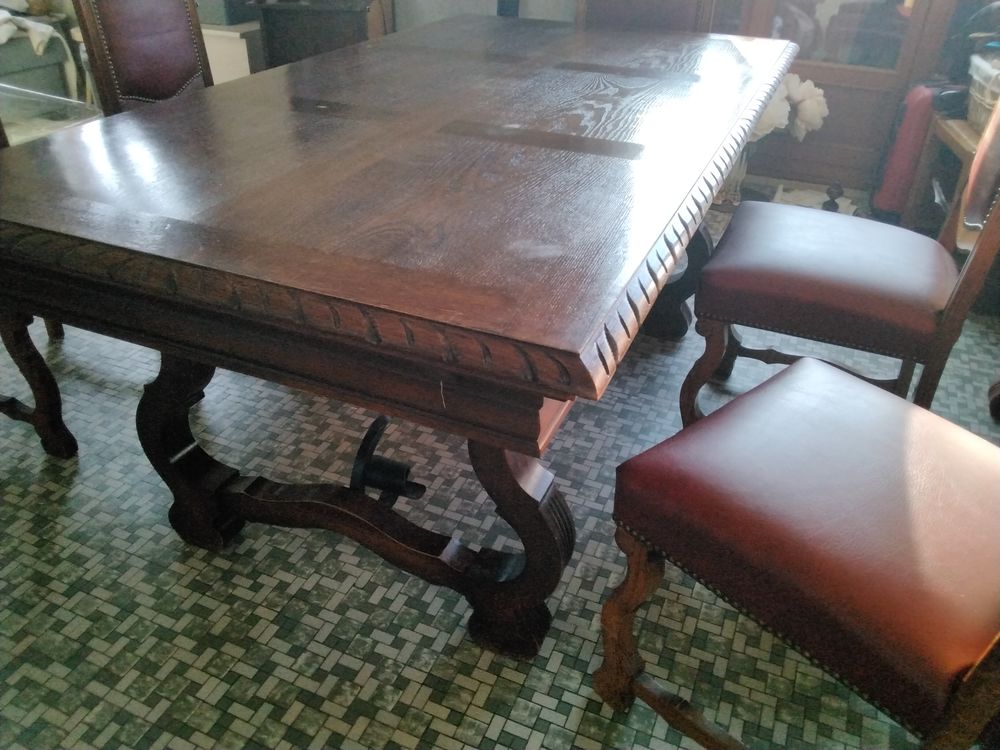 SALLE A MANGER : Buffet + table + 6 chaises - BOIS MASSIF Meubles