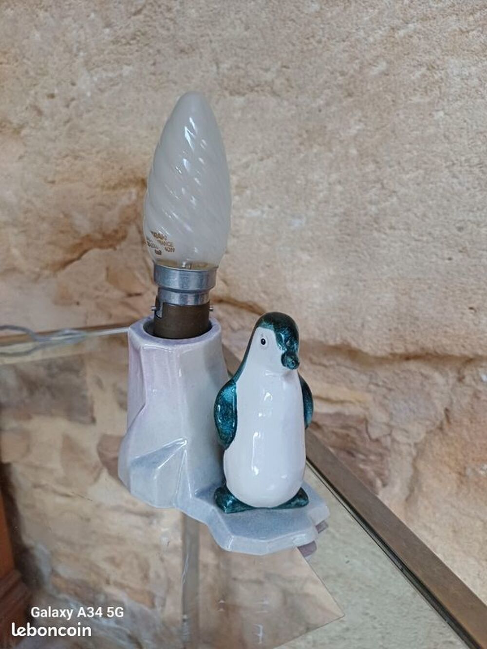 Lampe pingouin Art D&eacute;co Décoration
