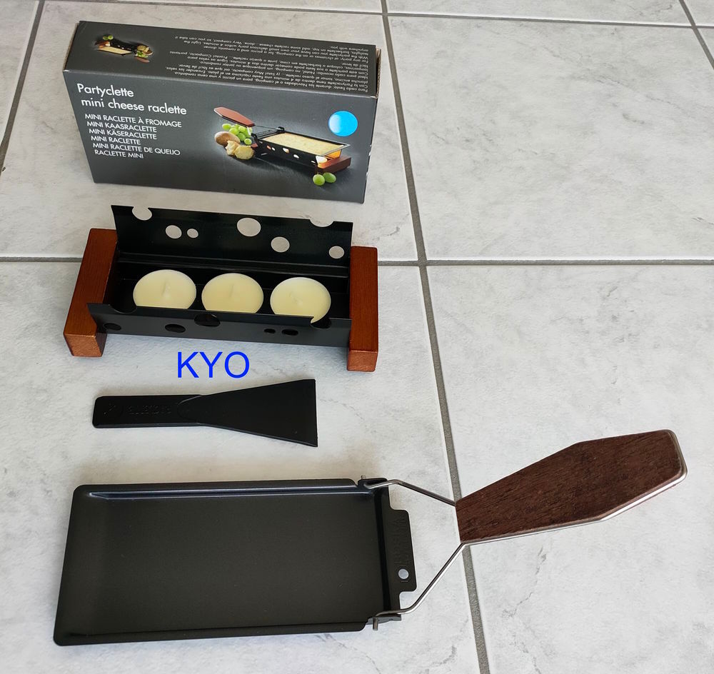 Mini appareil raclette transportable mobile petit, bougie Electroménager