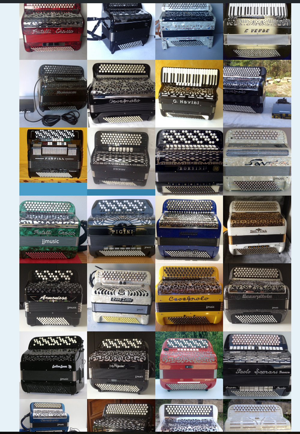  plusieurs accord&eacute;ons chromatques et diatoniques d'occasion Instruments de musique