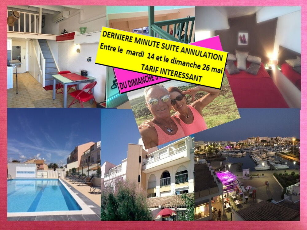   Appartement village naturiste piscine parking clim wifi Languedoc-Roussillon, Le Cap D Agde (34300)