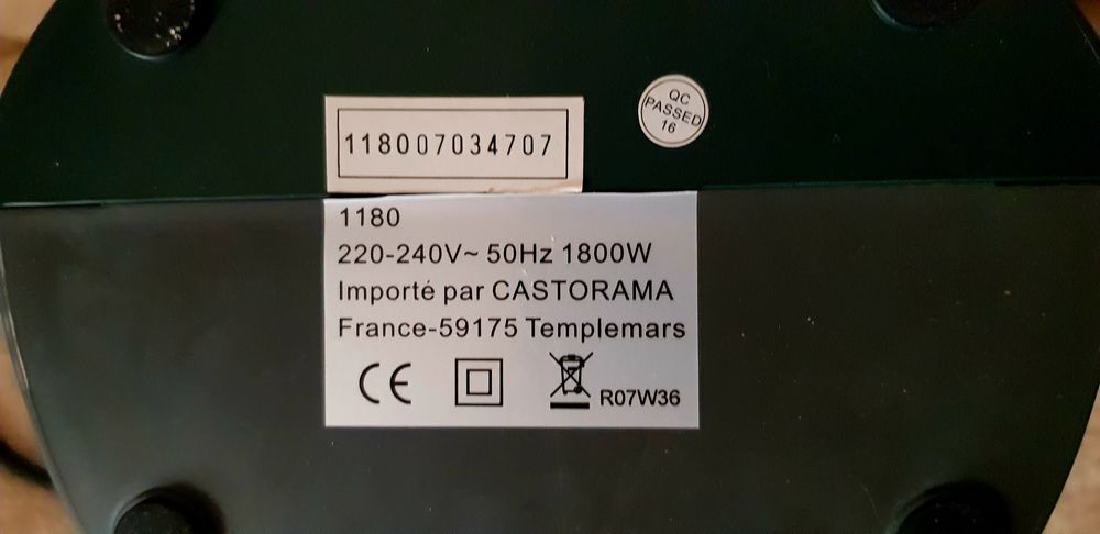 Radiateur soufflant Electroménager