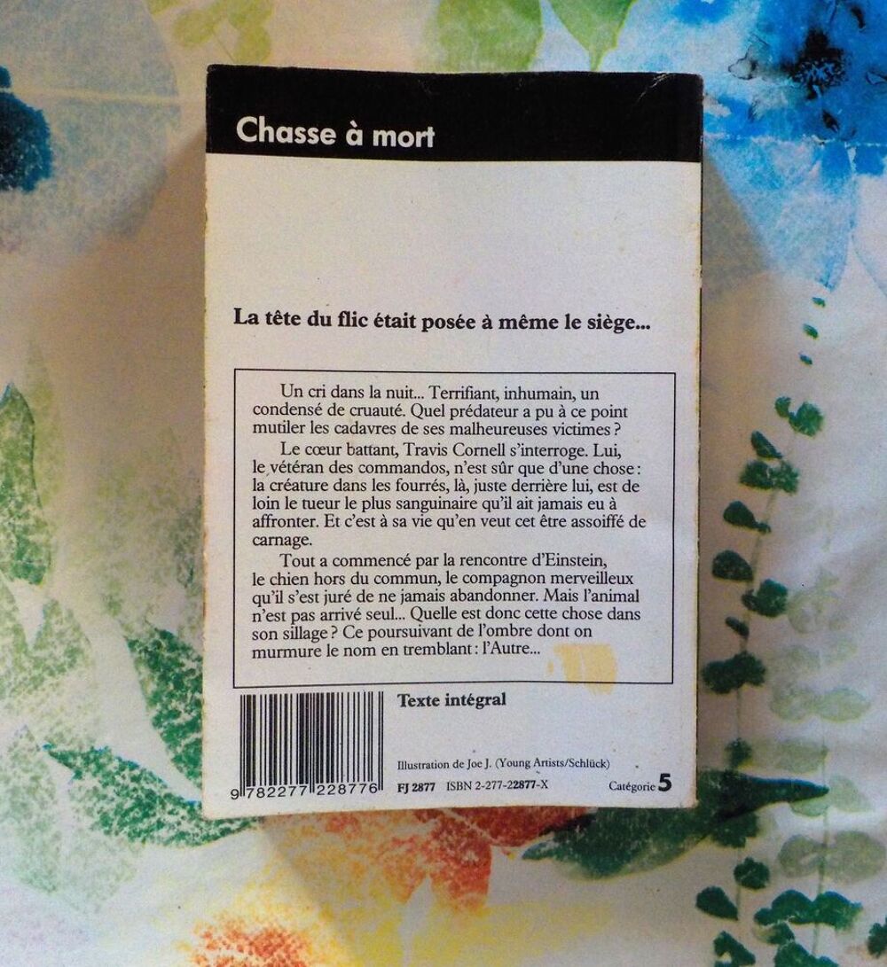 CHASSE A MORT de Dean R. KOONTZ Ed. J'ai Lu Epouvante Livres et BD