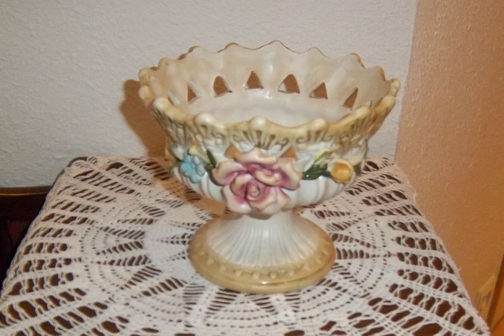 Coupe sur pied vide poche c&eacute;ramique Décoration