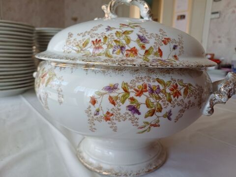 service vaisselle porcelaine ancienne fin XIX eme Les Mureaux (78)