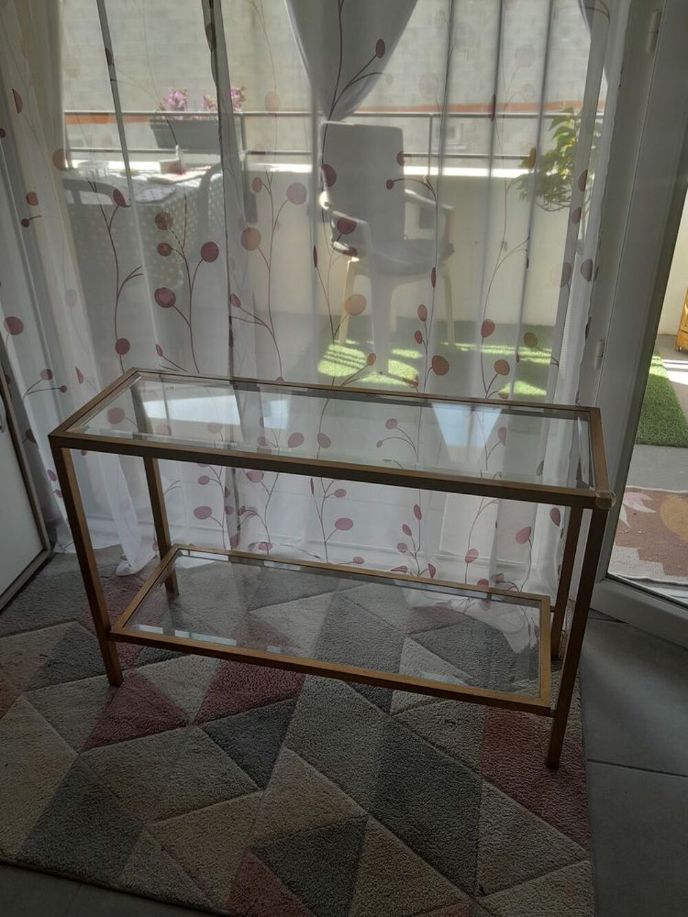 Console en verre Meubles
