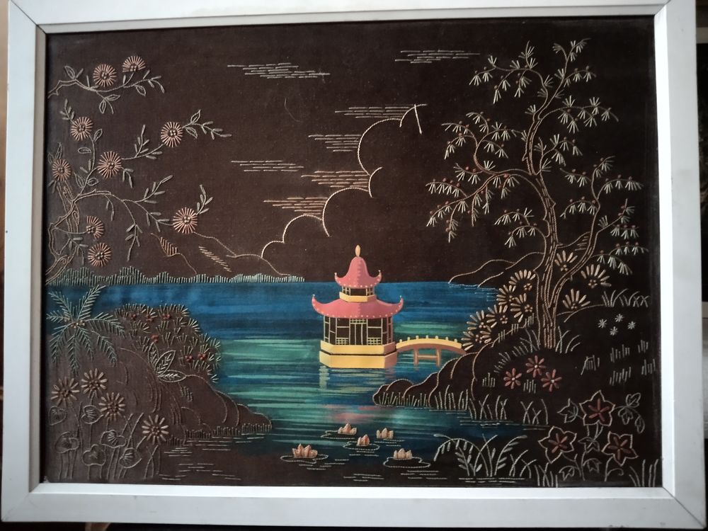 tableaux de soie Décoration
