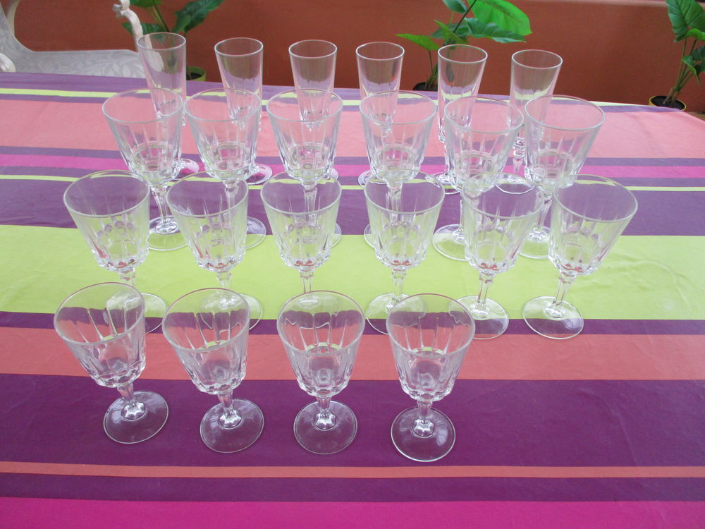 Service de verres Cristal d'Arques Cuisine