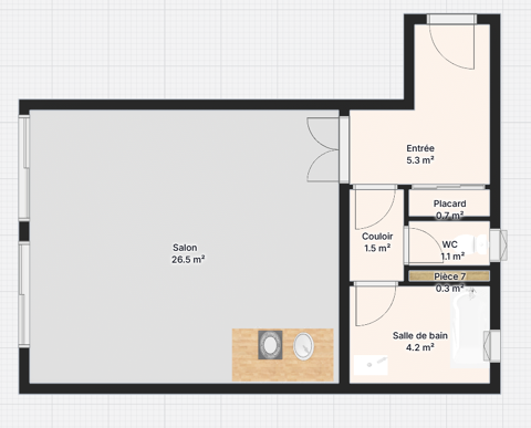   Paris 13? ? Appartement 41 m² ? Fort potentiel ? Rue calme ? Appartement - 1 pièce(s) - 41 m²