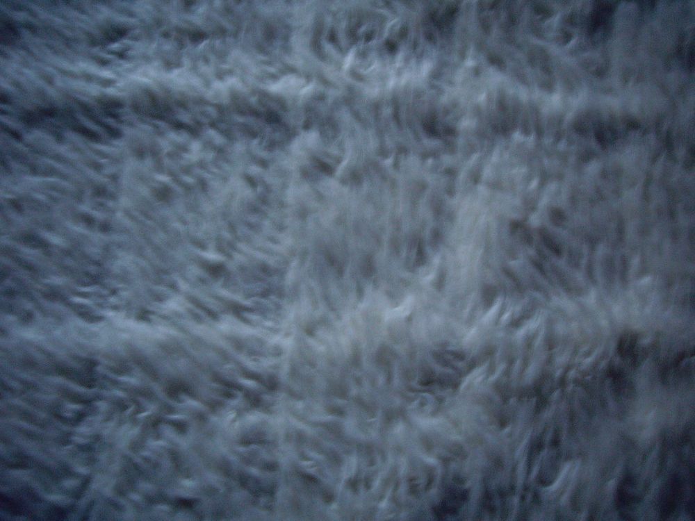 Tapis de sol Blanc "Fourrure" Décoration