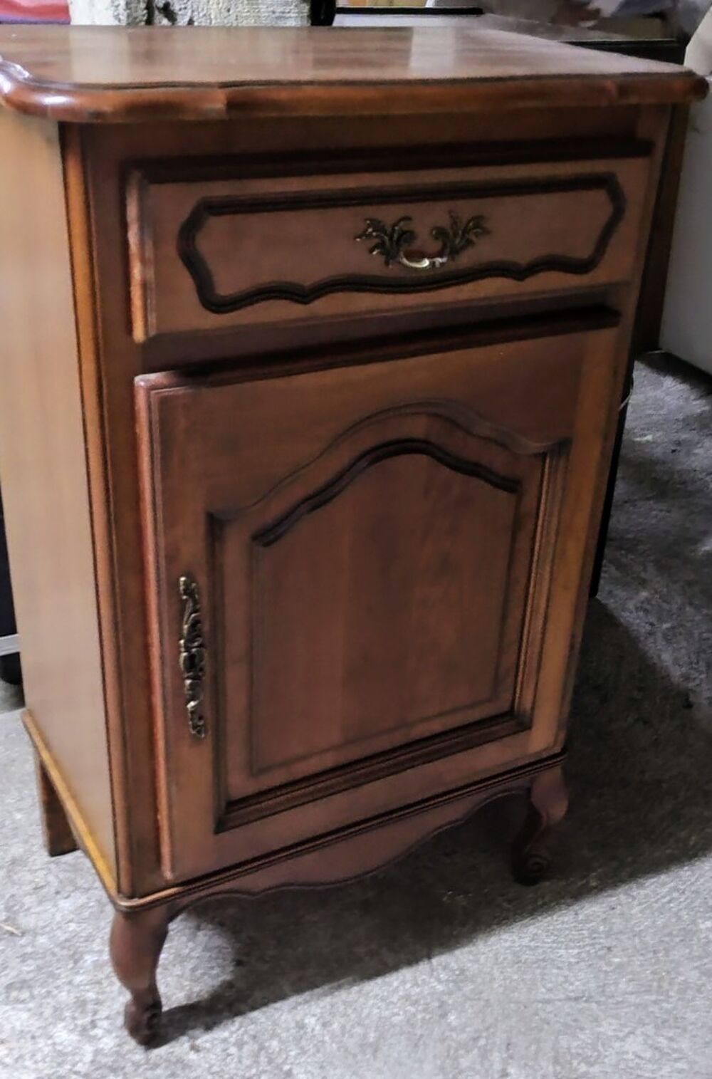 Chevet Vintage en Bois Marron Meubles