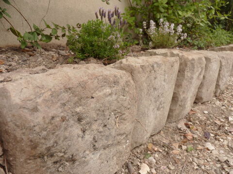 Pave gres gros cube beige ancien sol jardin bricolage terras 2 Brienne-le-Château (10)