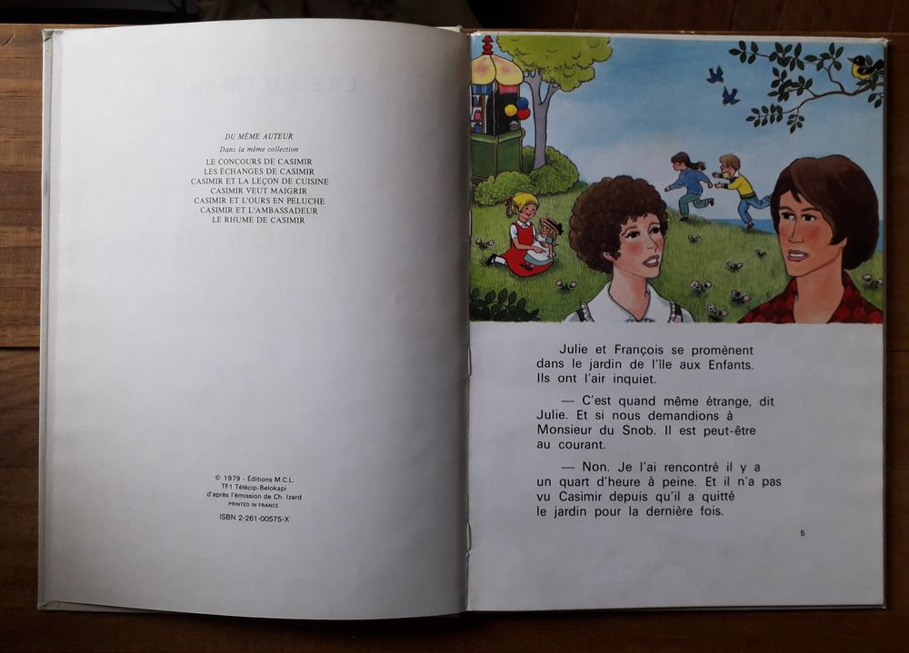Vintage BD : CASIMIR horloger : 1979 Livres et BD
