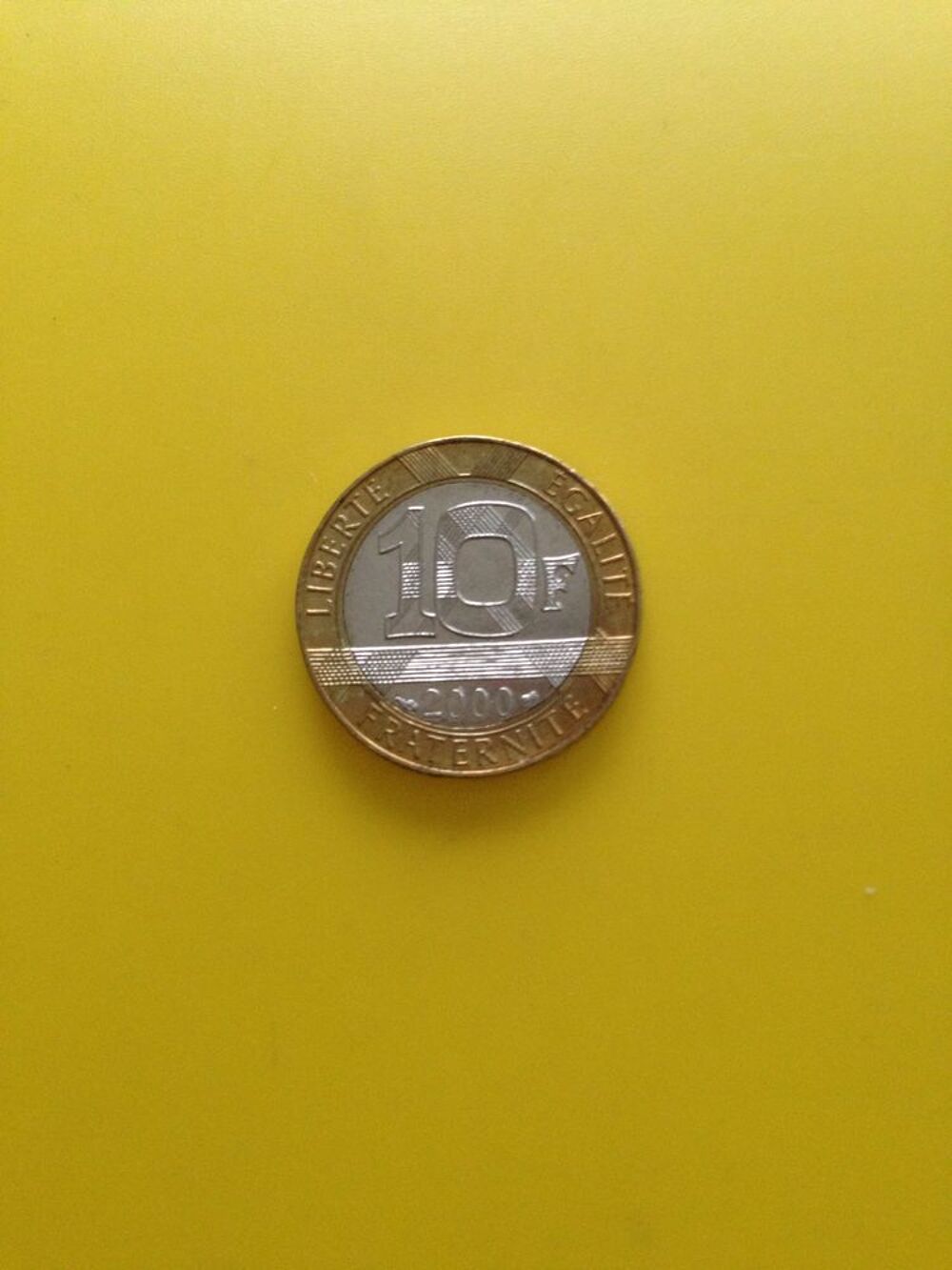 Pi&egrave;ces de monnaie de 10 Francs.. 