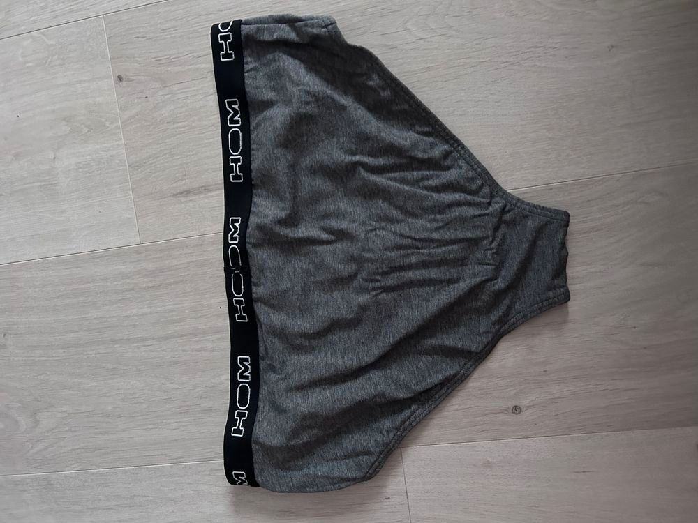 Slip homme marque hom gris en coton taille L neuf Vêtements