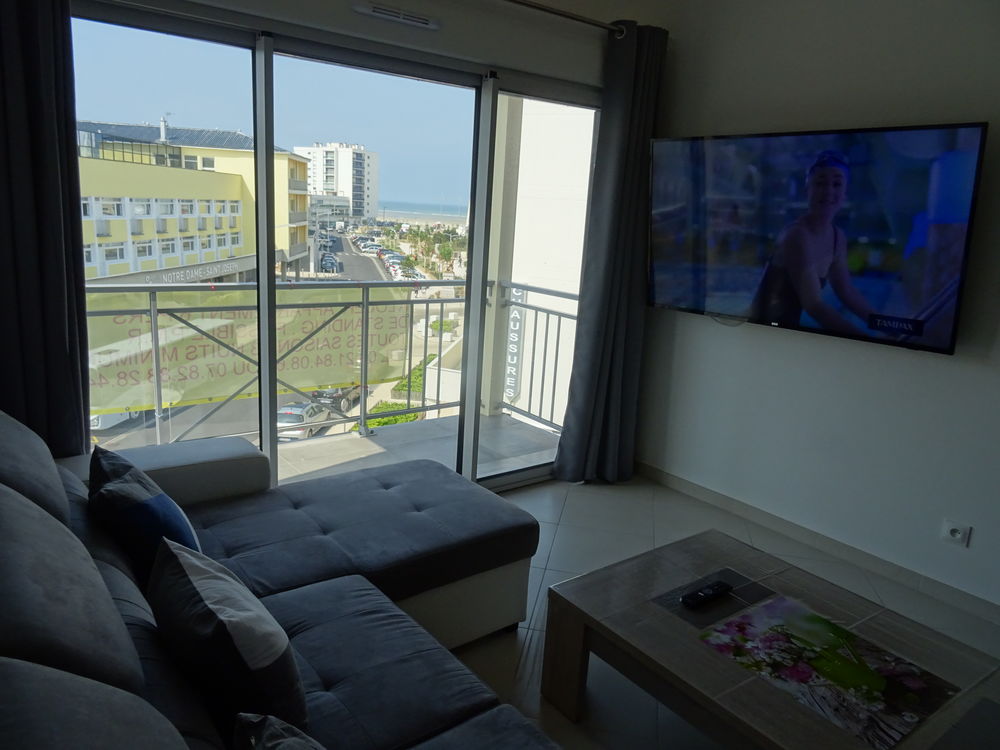   grand appartement standin 4 étoiles face mer 6 pers pour PMR Nord-Pas-de-Calais, Berck (62600)