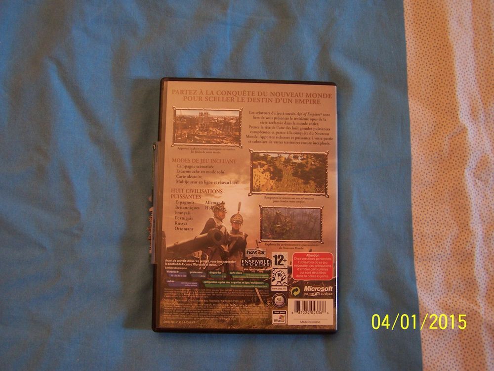 JEU PC AGE OF EMPIRES III COLLECTOR Consoles et jeux vidéos