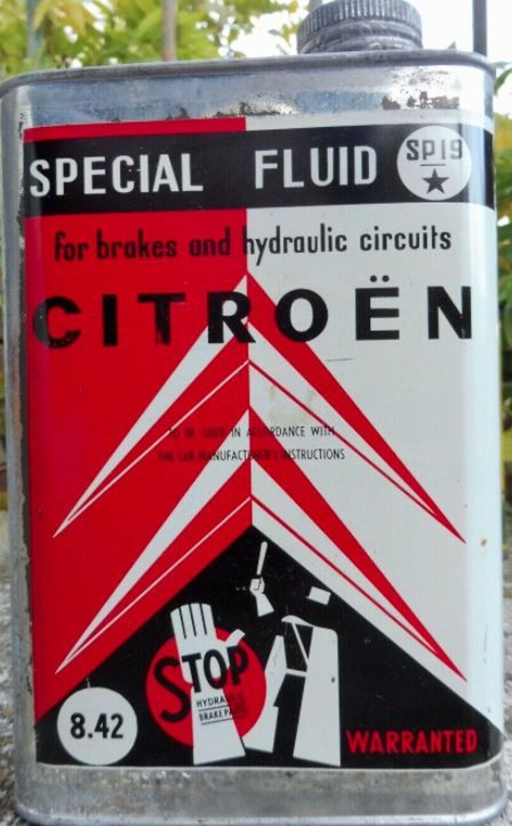Ancienne Plaque T&ocirc;le Publicitaire Citro&euml;n Automobile 