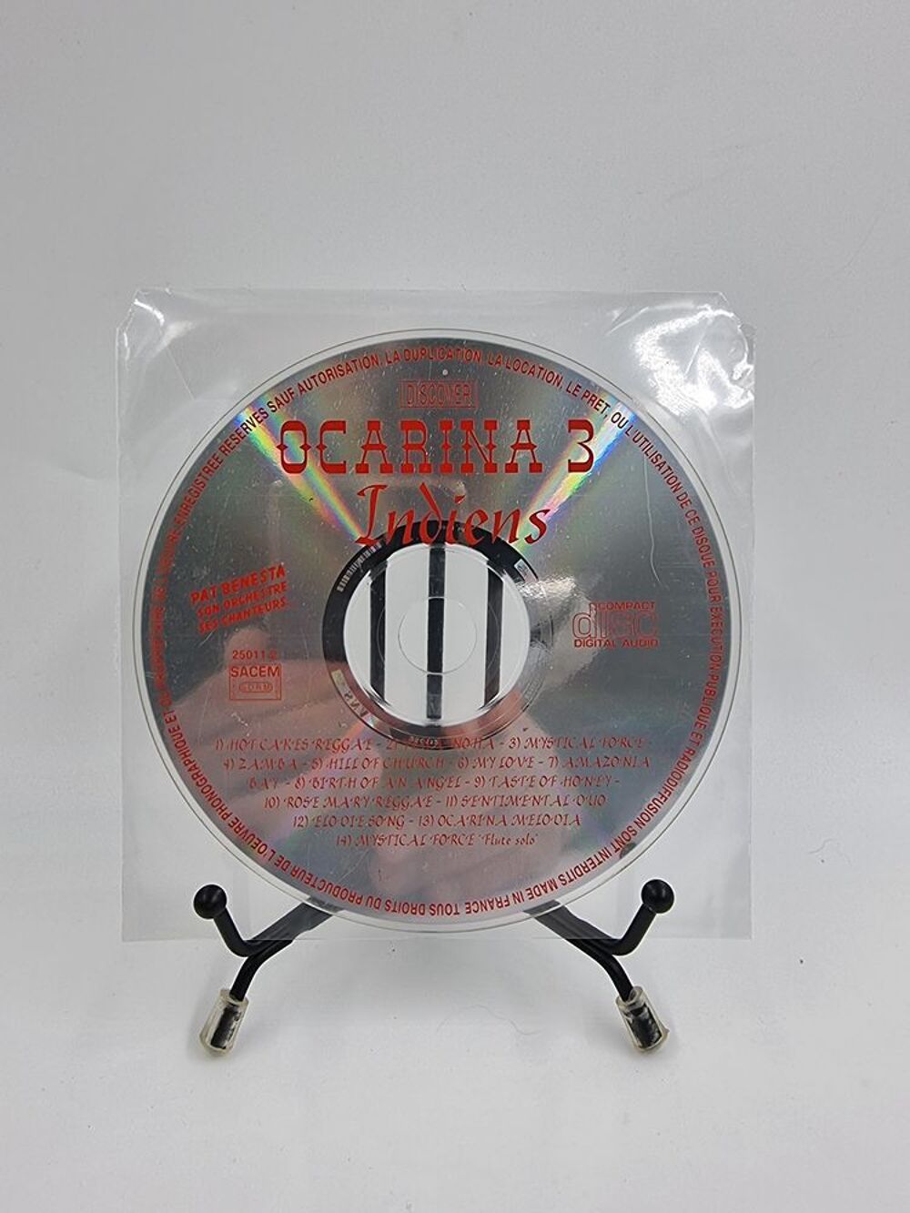 CD de musique Ocarina 3 Indiens sans boite CD et vinyles