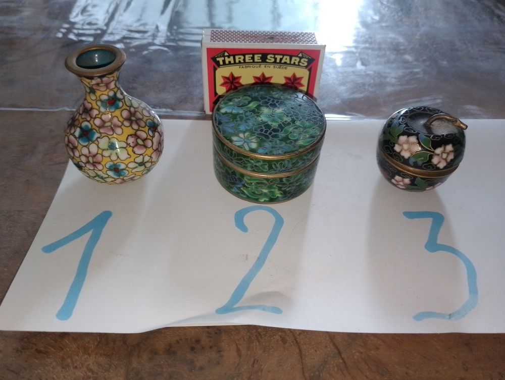 Cloisonn&eacute;s miniatures Décoration