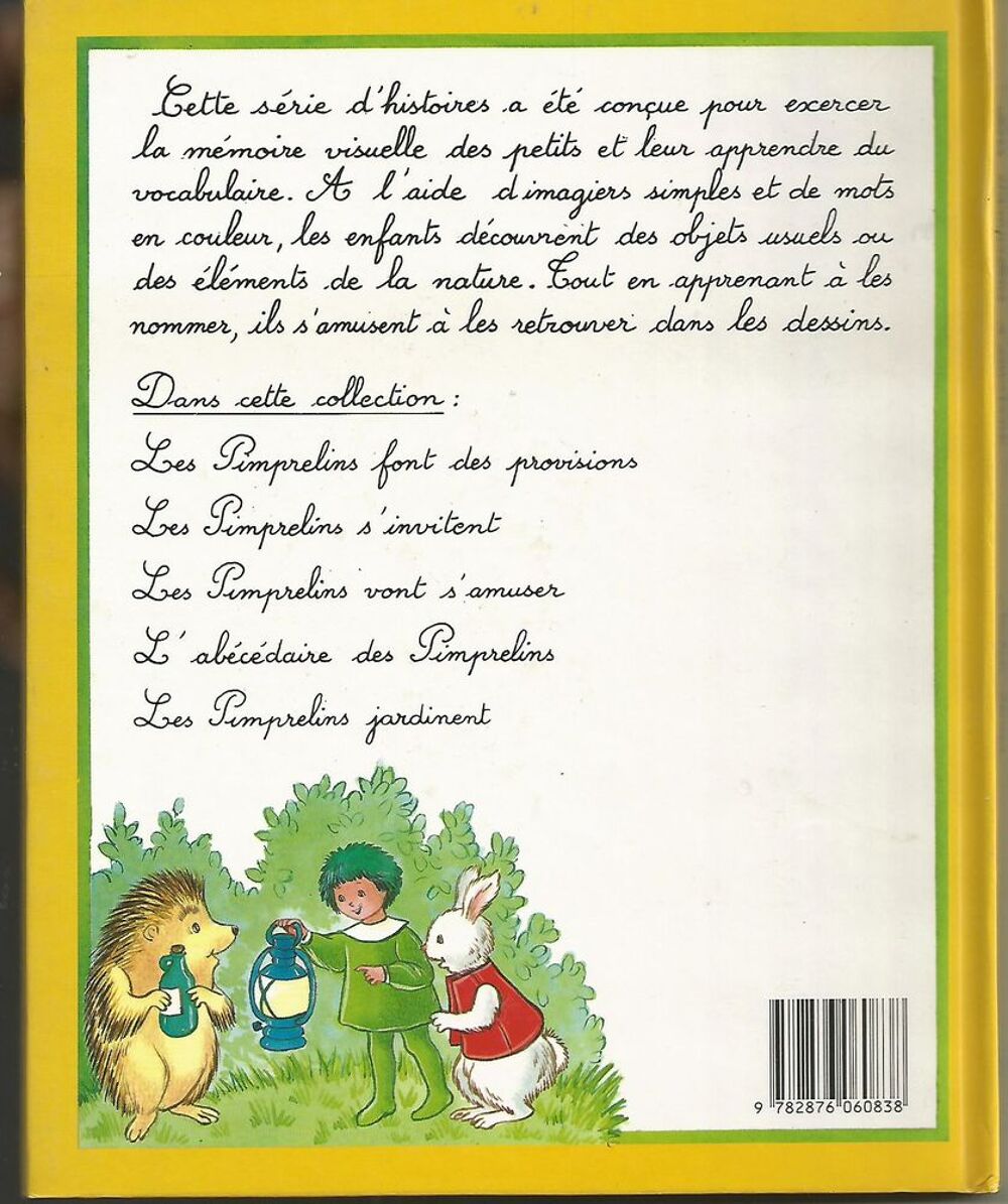 Mich&egrave;le POIRIER Les Pimprelins s'invitent Livres et BD