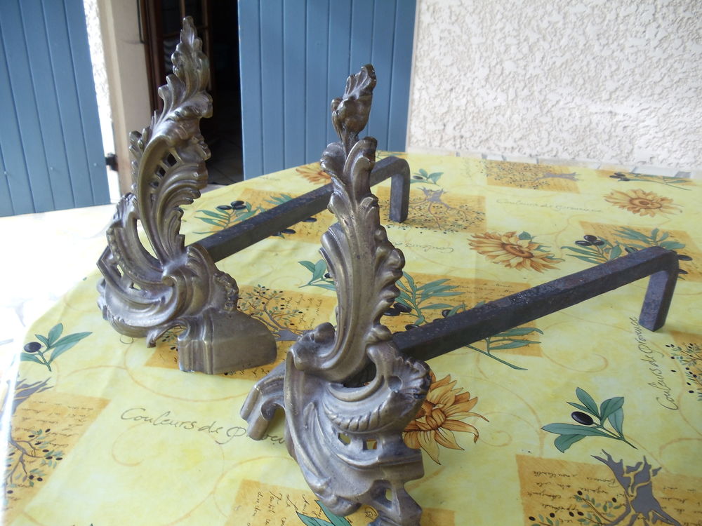 Chenets de chemin&eacute;e Décoration