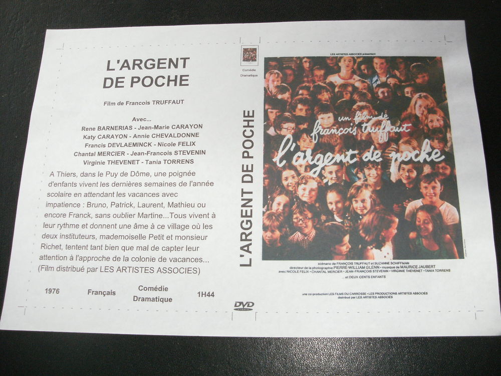 Film : " L 'argent de poche " DVD et blu-ray