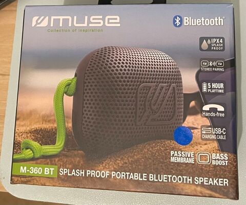 Enceinte portable sans fil Bluetooth Muse M-360 BT Noir Chilly-Mazarin (91)