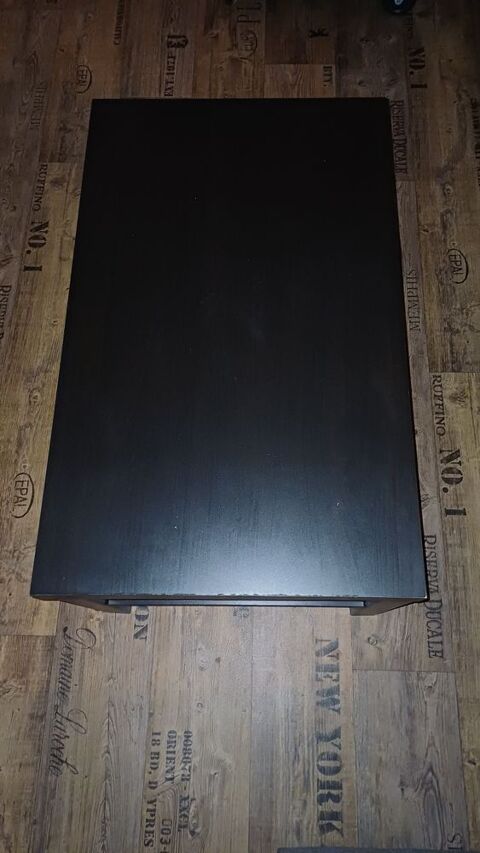 Table basse noire en bois 16 Plaisir (78)