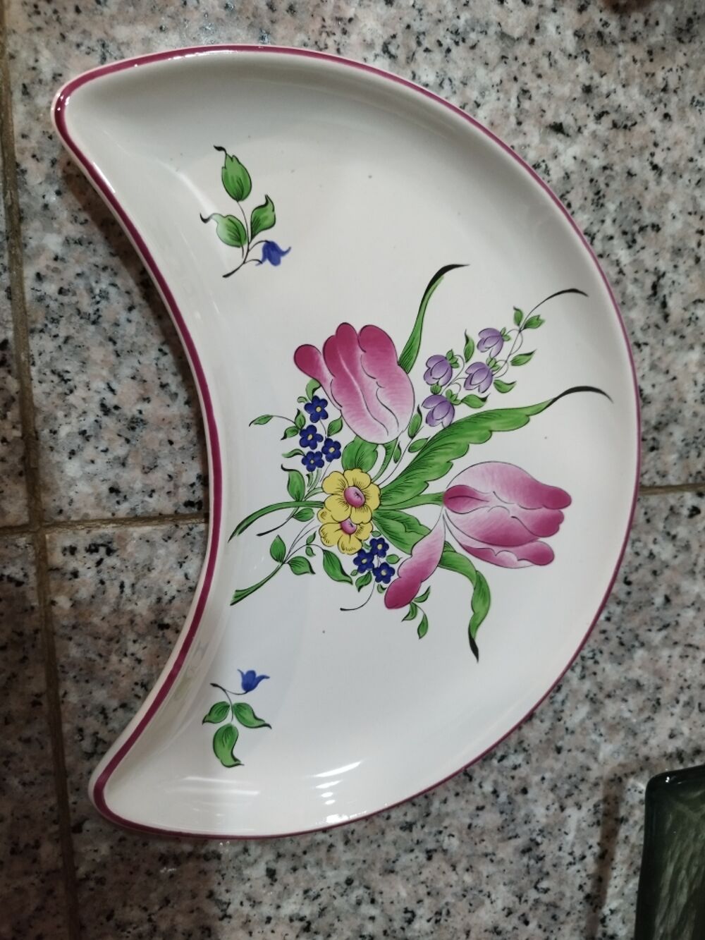 assiettes &agrave; salade Lun&eacute;ville 
