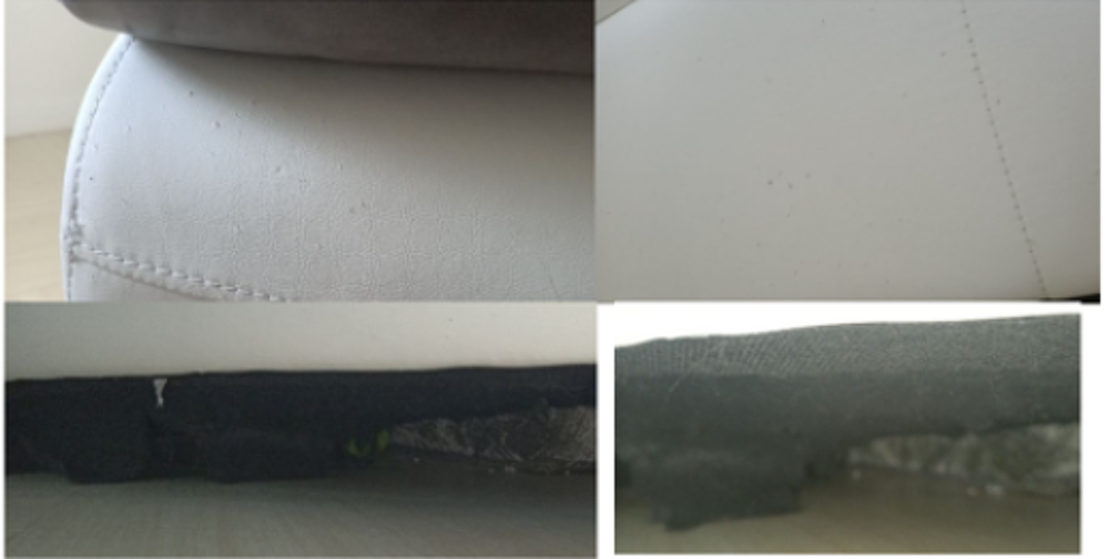 Canap&eacute; d'angle - Malaga - Blanc et Gris - 599€ Meubles