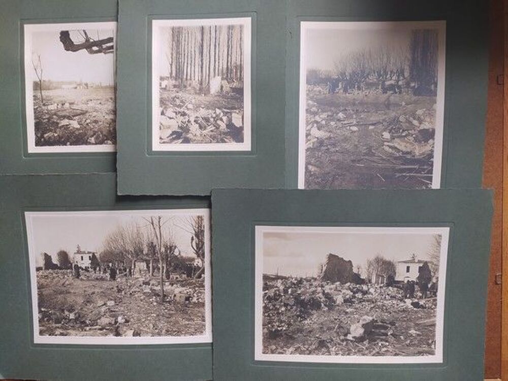 Photographies Anciennes Explosion de L'Usine Rollet 1915 