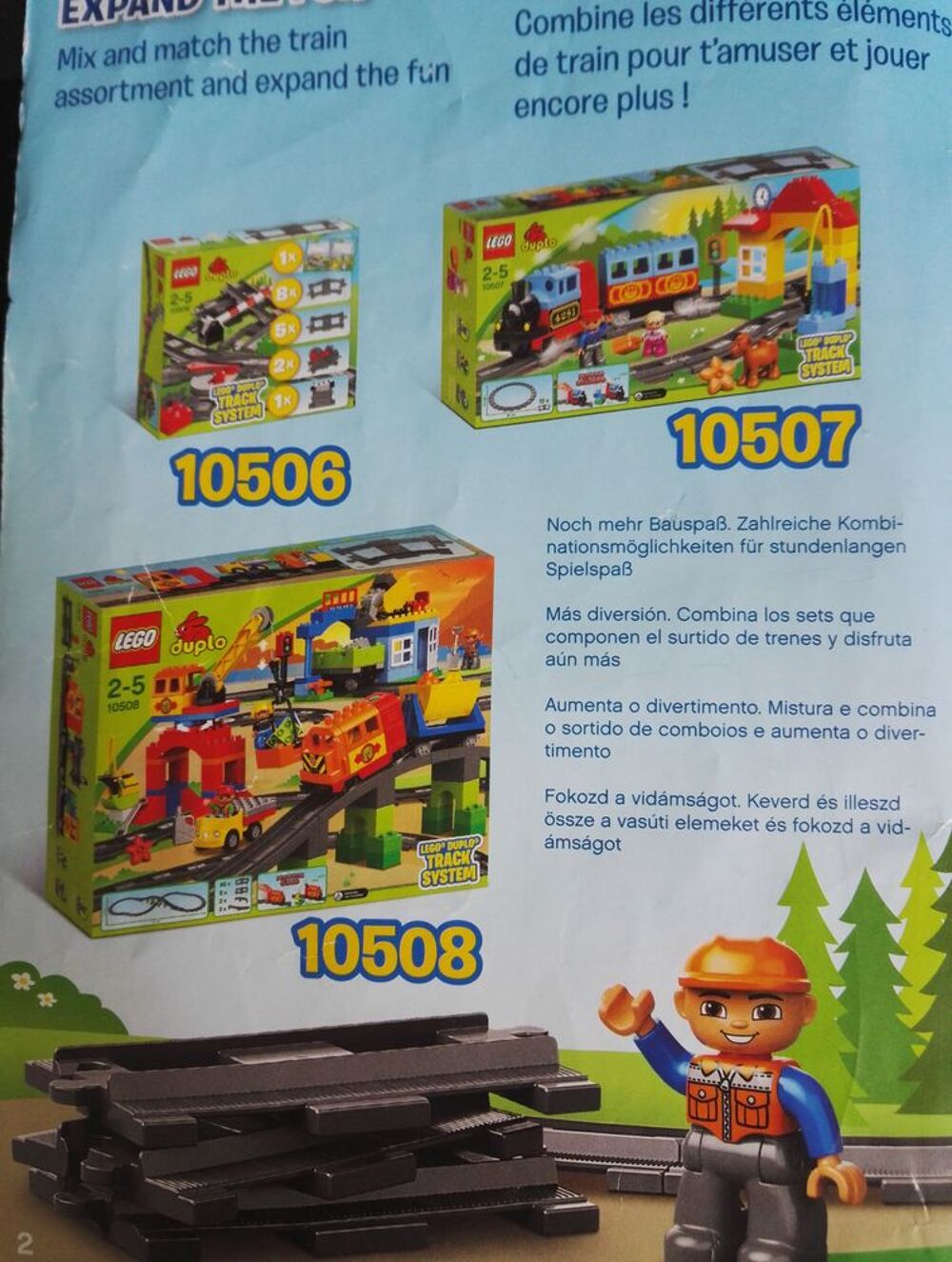 Lego duplo 10506 - 10507 - 10508 Jeux / jouets