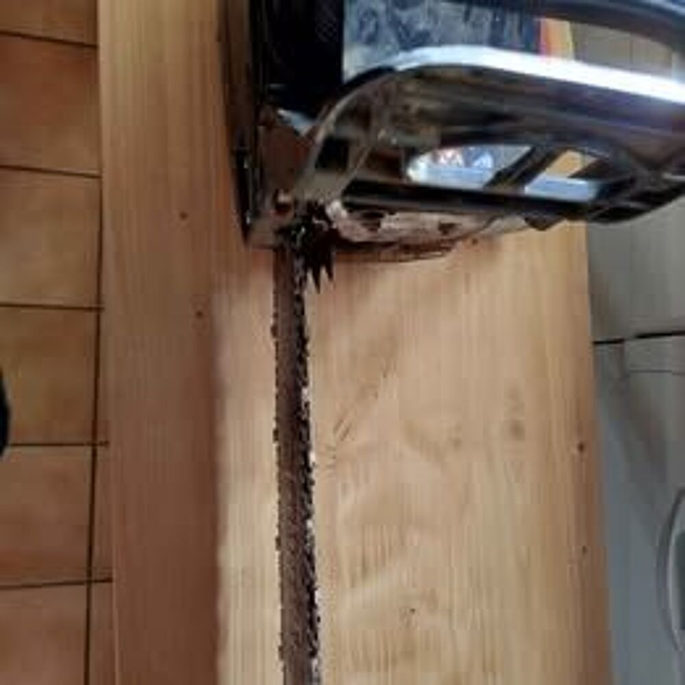 une tron&ccedil;onneuse thermique Bricolage