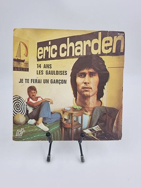 Vinyle 45 tours Eric Charden : 14 Ans / Les Gauloises... 2 Vulbens (74)