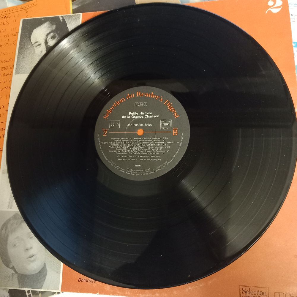PETITE HISTOIRE DE LE GRANDE CHANSON / 2 X DISQUES 33 TOURS CD et vinyles