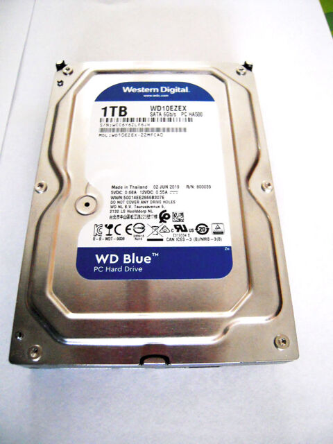 Disque dur WD 1 TB WD 10EZEX TTBE 27.5 Chaumontel (95)