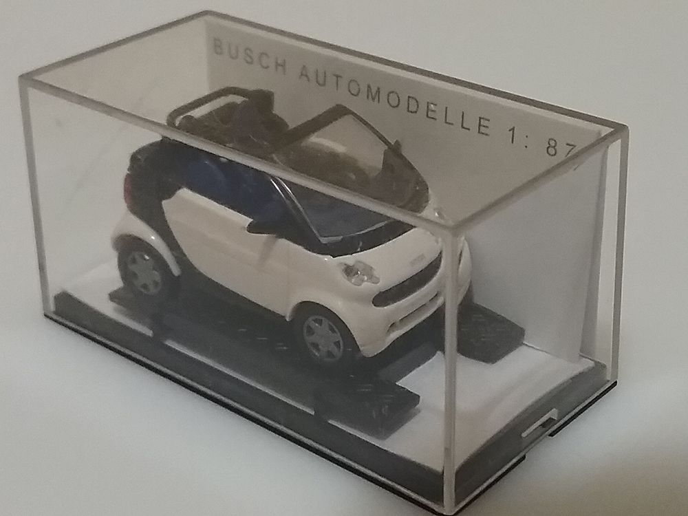 Busch 48970 Smart Cabriolet Blanc Ho 1:87 GTi75 Jeux / jouets