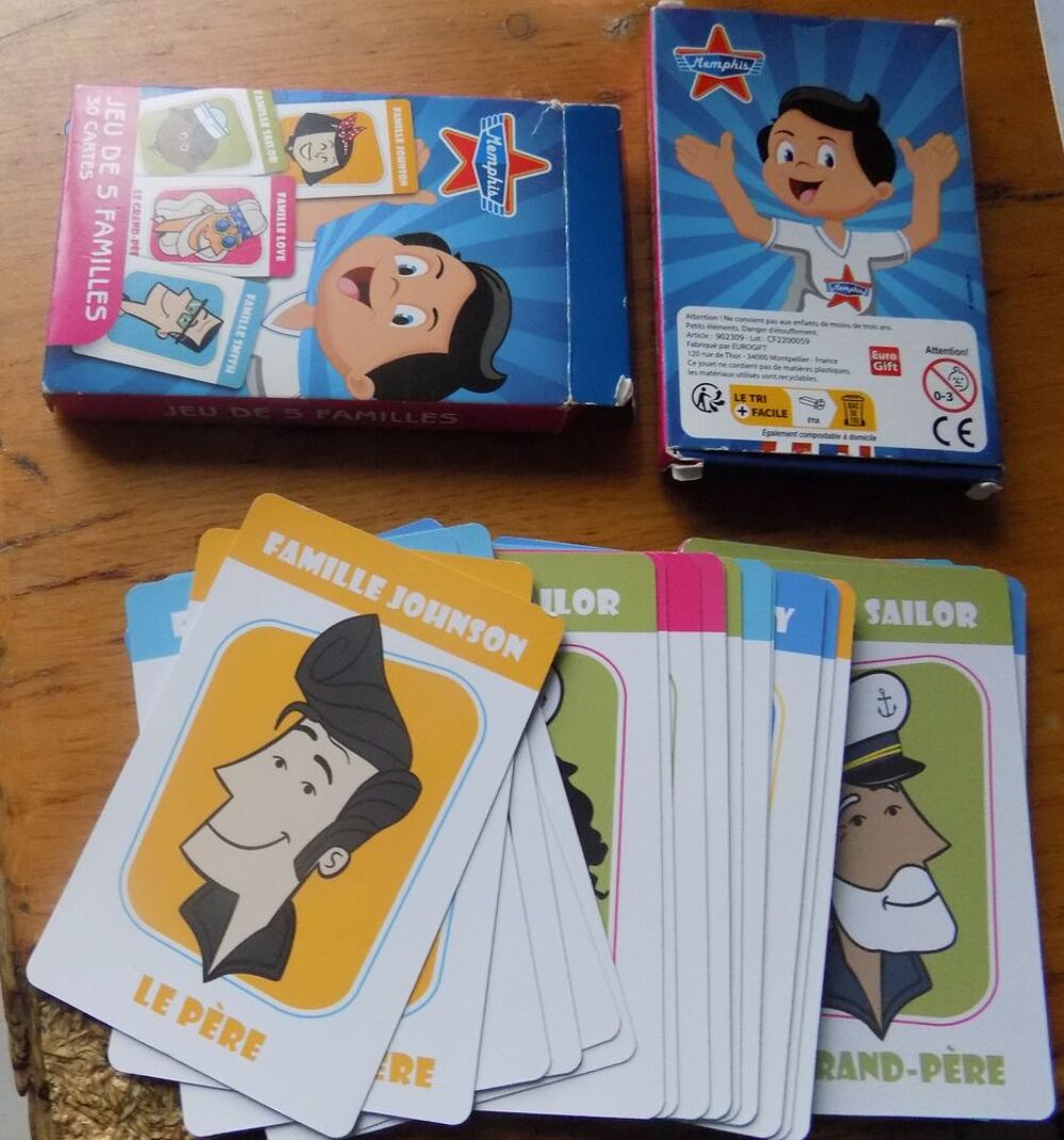 2 jeux 5 familles Jeux / jouets