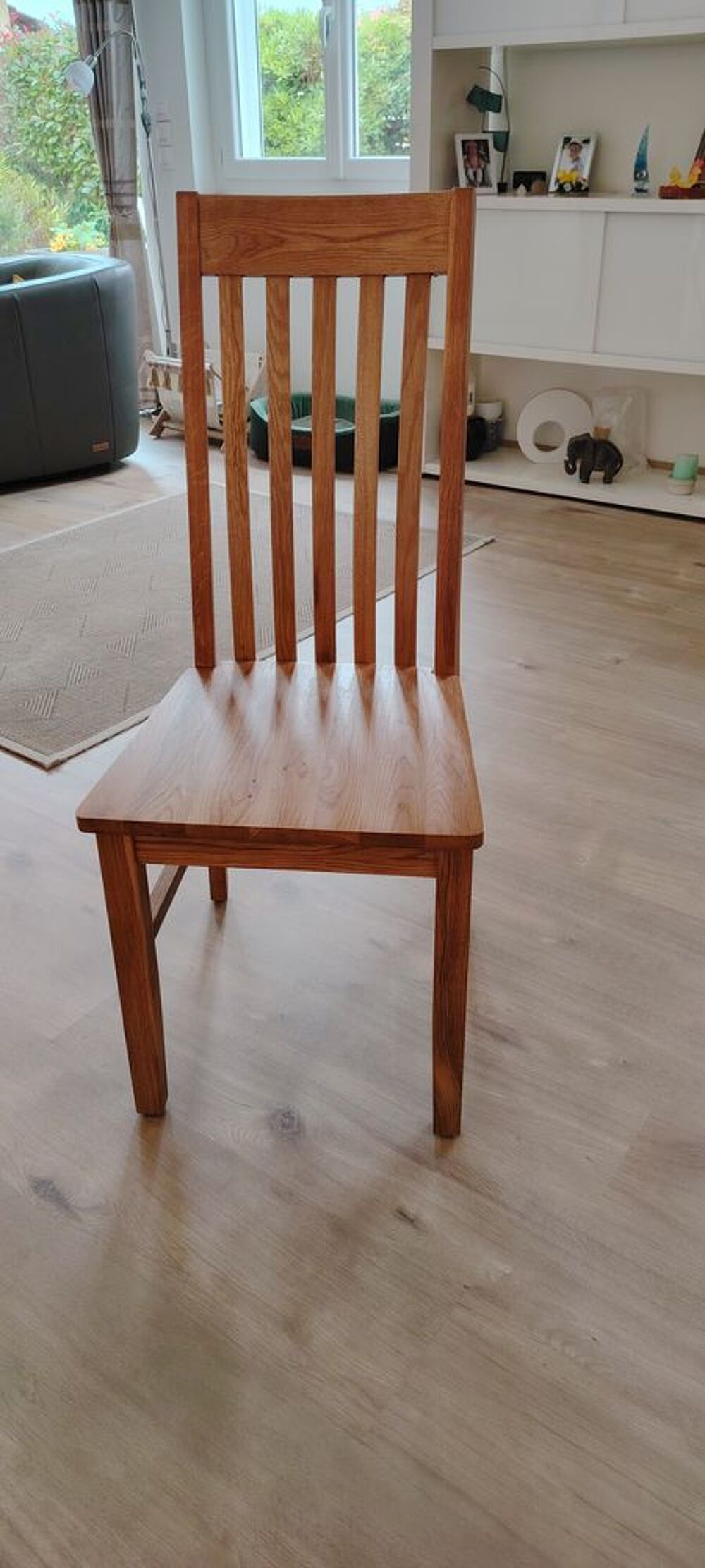 Lot de 6 chaises en ch&ecirc;ne massif Meubles